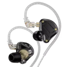 KZ ZS10 PRO 2 HIFI Bass Metal Hybrid In-ear Earphone Sport Noise Cancelling Headset Gaming Wired Earbuds