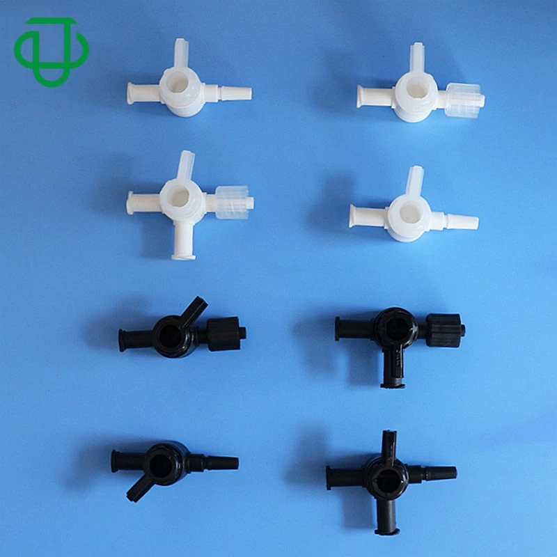 Ju Male Luer Slip To Female Luer Lock One Way Valve Medical Plastic