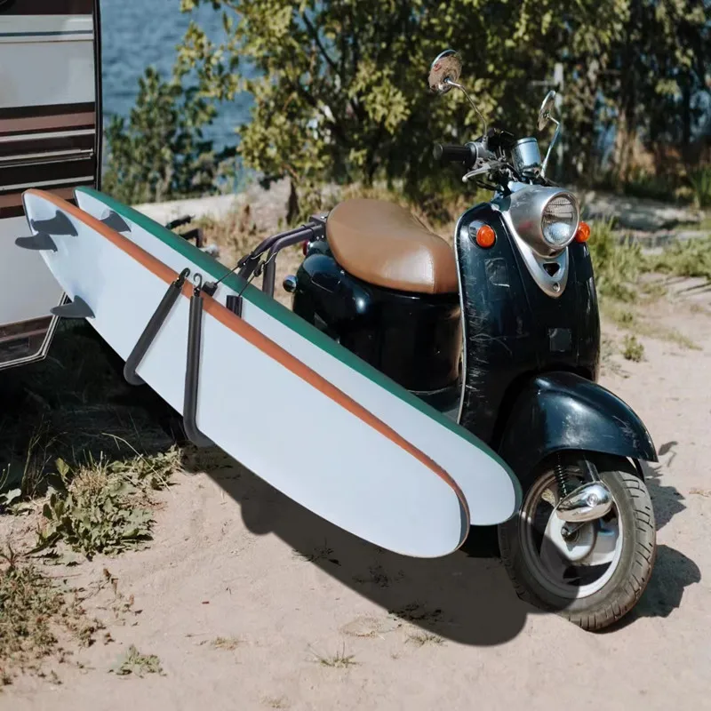 2024 New Double Board Motorcycle Surfboard Carrier Bicycle Surfboard Carrier Wholesale