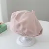 Pink [plain wool beret]