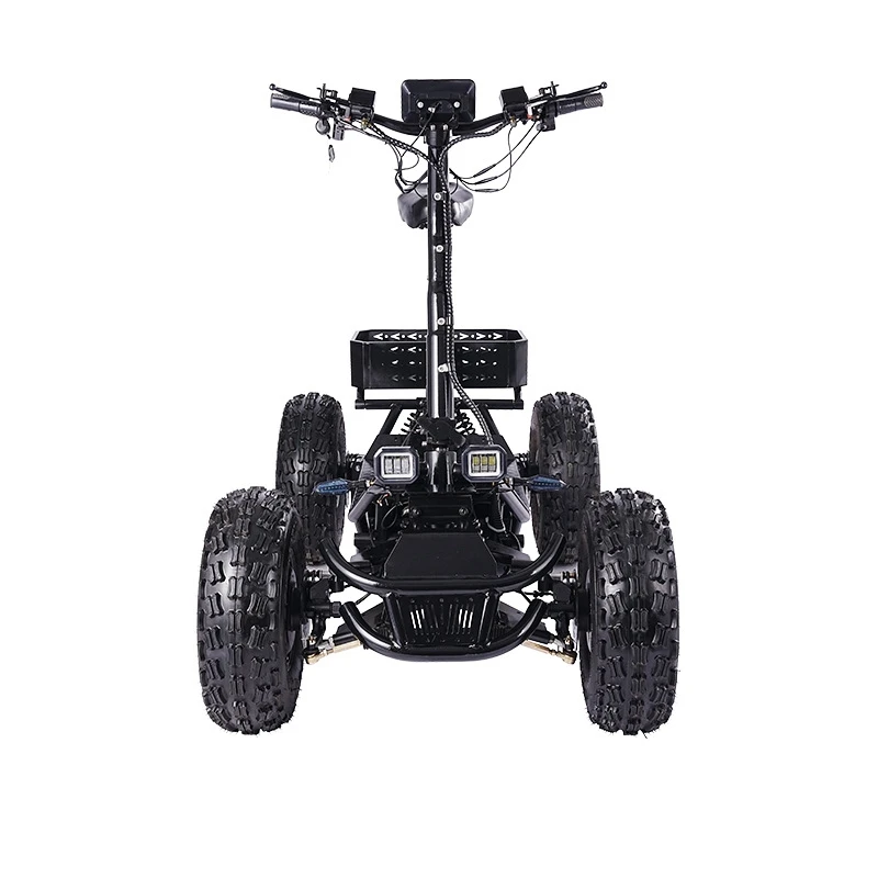 Detalle del motor y estructura ATV