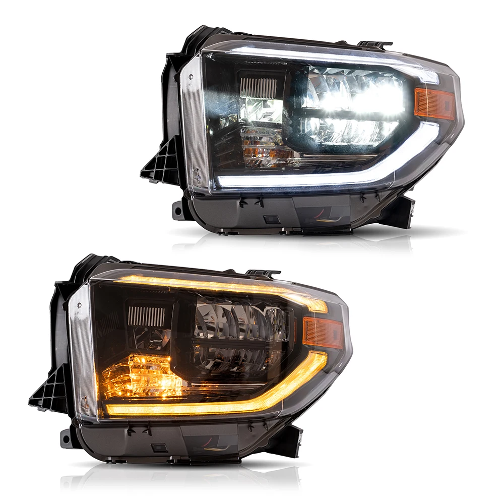 Vland YIAALUX Sequential DRL Car front full led Head Lamp light for Toyota Tundra 2014-2018 headlight headlamp details