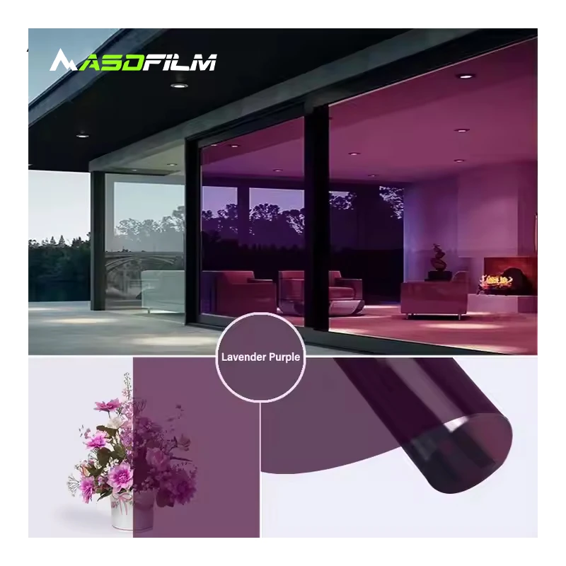 Высококачественная декоративная цветная зеркальная оконная пленка 1 52*30 м для домашних животных