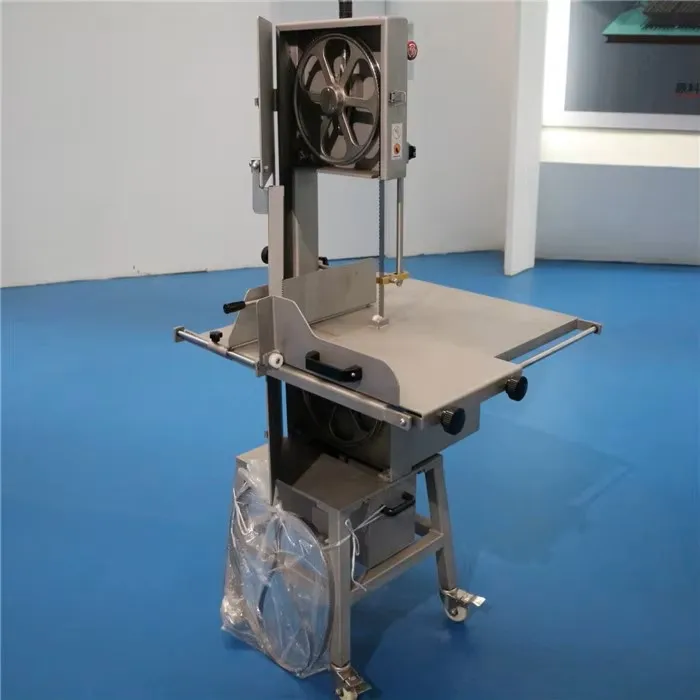 Durable stainless steel bone cutter for continuous food processing operations