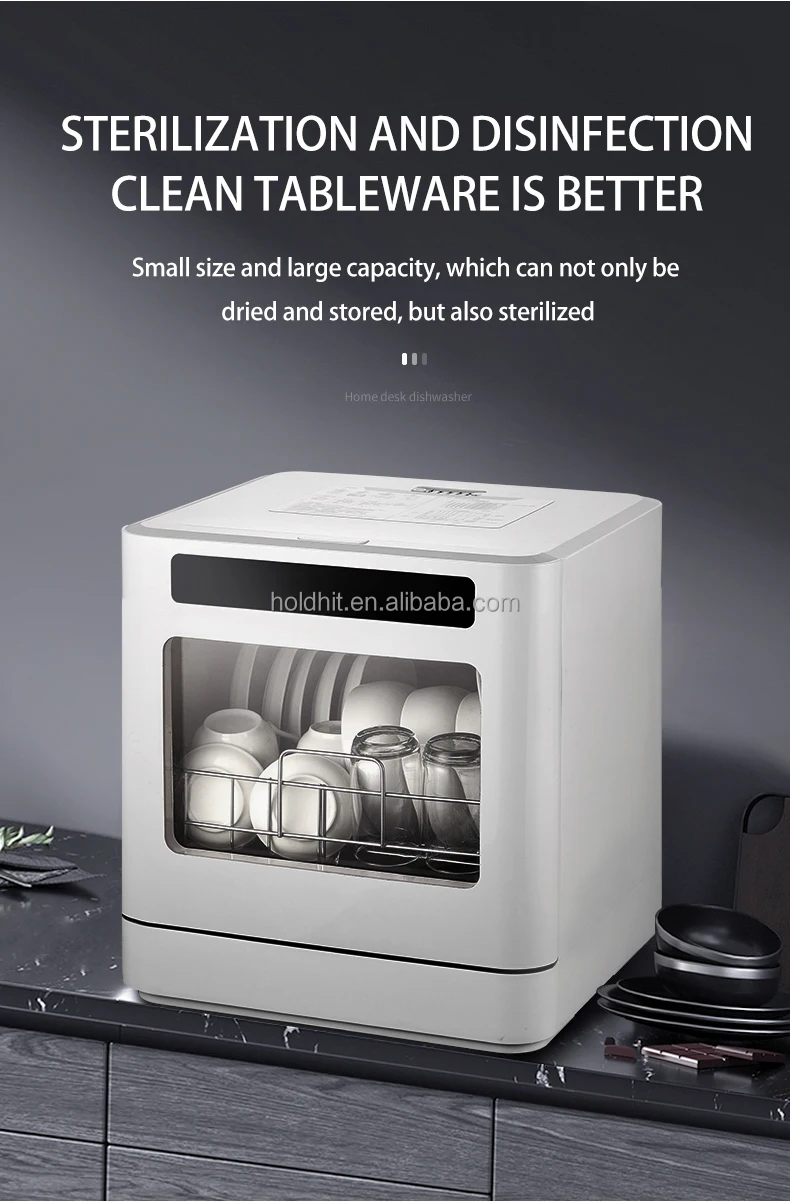 Kitchen Household Electric Automatic Dishwashers Fullintegrated