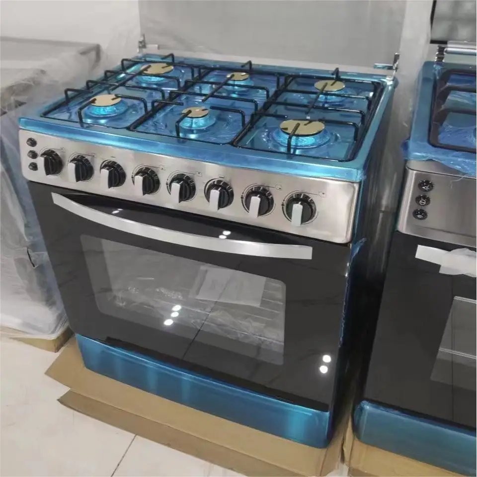 Good Quality Freestanding Burners Gas Rang with Oven Cheap Price burner  Gas Cooker with Oven