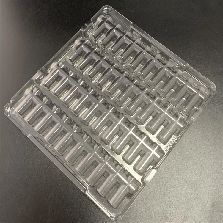 Wholesale Custom Logo Cosmetic Packages Clear Pvc Transparency Plastic Clam Shell Blister Packaging Boxes