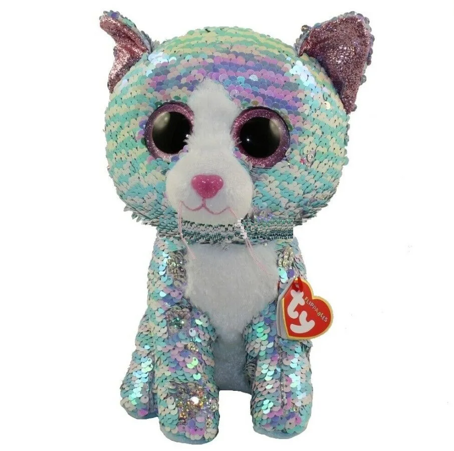 Xux Plush Cute Sequin Unicorn Owl Horse Rabbit Big Eyes Sequin Animal ...
