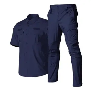 Wholesale Polyester Autumn Customized Logo Printing Polyester / Cotton Factory Design Security Guard Uniforms Uniforms