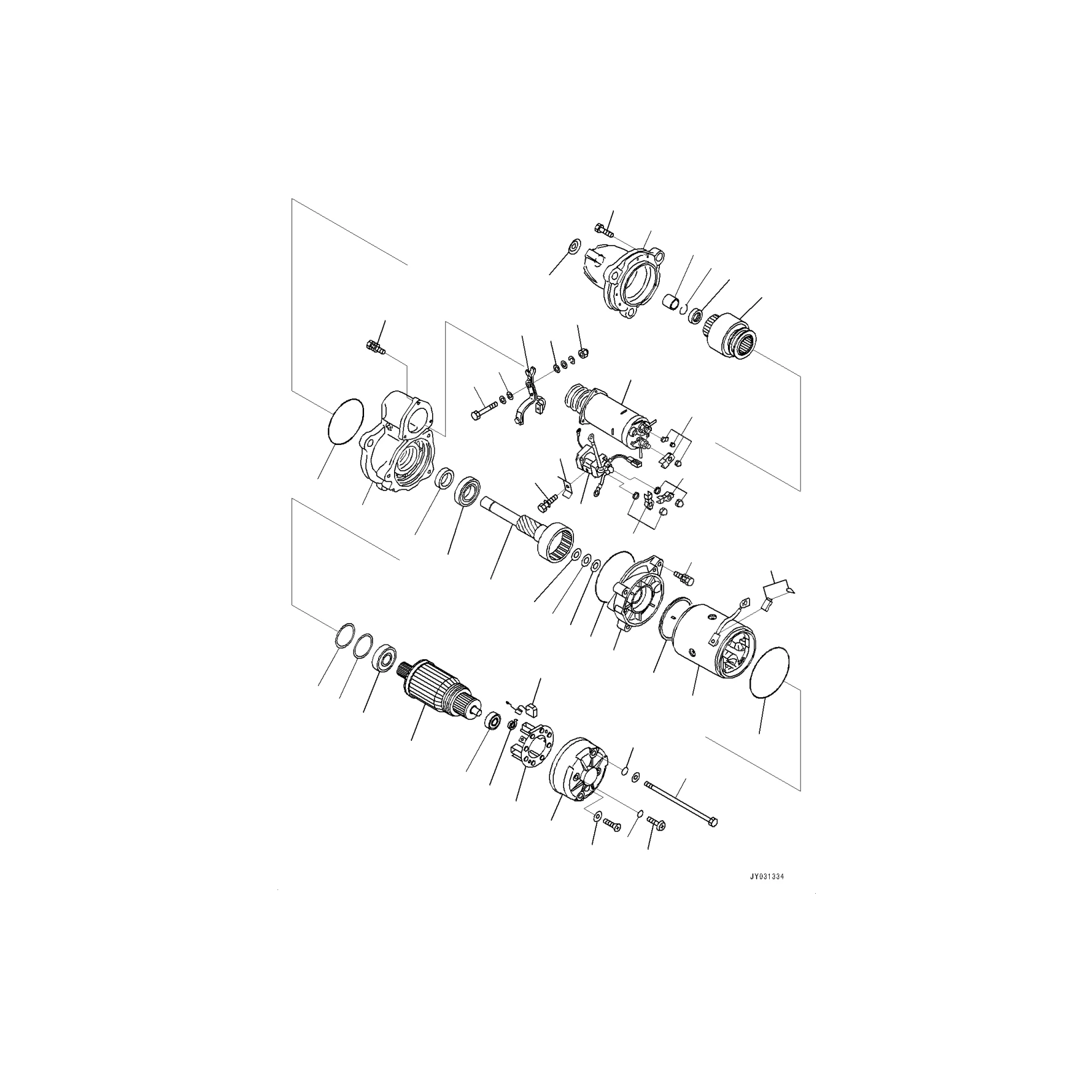 KD0-09057-0190 - PACKING Stater Motor Part for PC1250-8 PC200-8 PC270-8 Seal