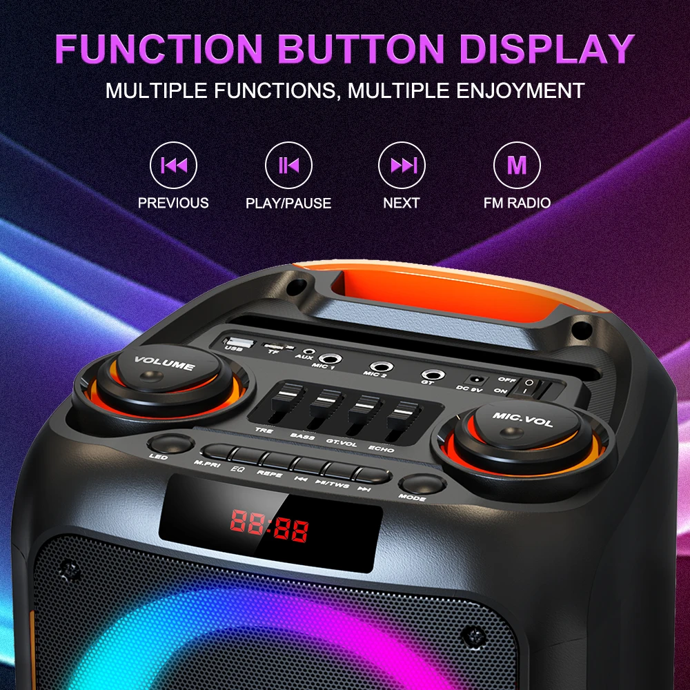 SING-E ZQS8263 Portable 50W Bluetooth Conference Microphone