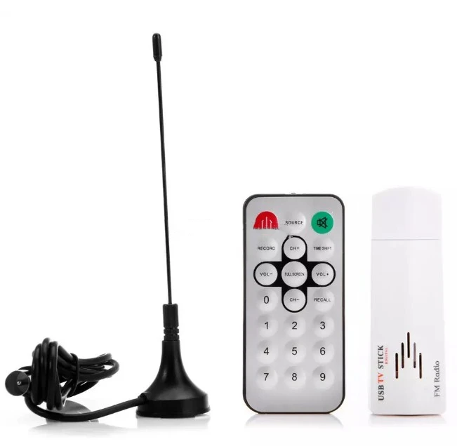 USB TV Tuner Stick for Analog Signals - Compatible with Windows/Mac/Laptop