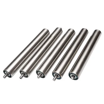 HUALI rubber coated conveyor rollers with professional design drawing of steel rollers and steel conveyor rollers