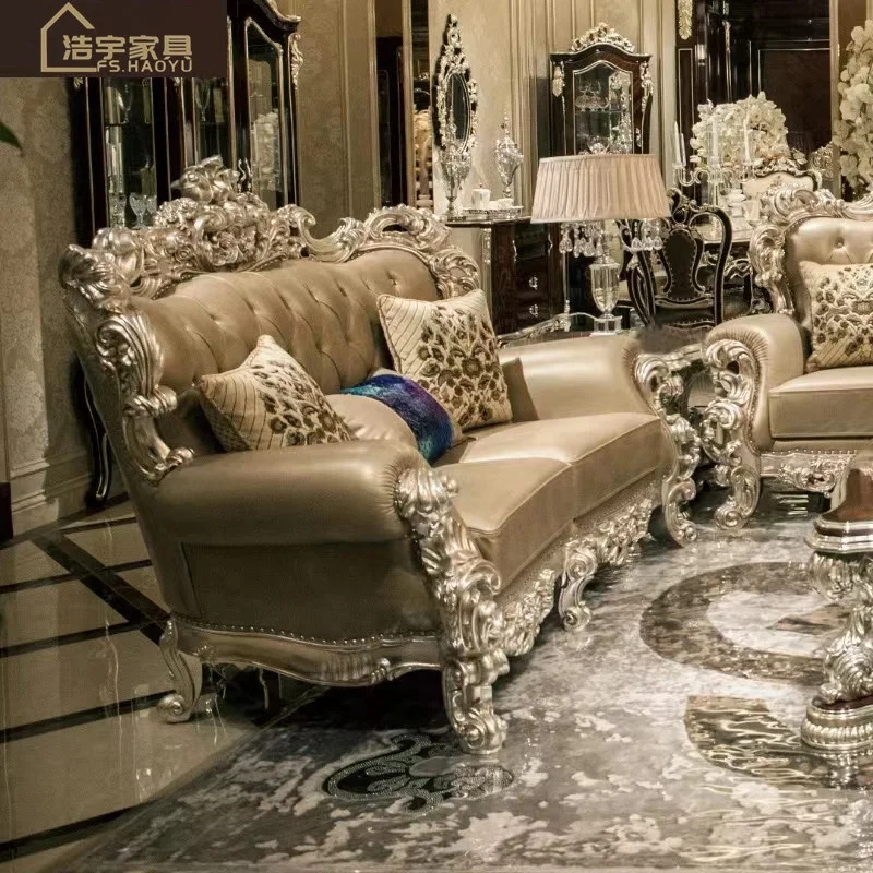 New Design Vintage Living Room Sets Antique Sofa European Style Classic ...