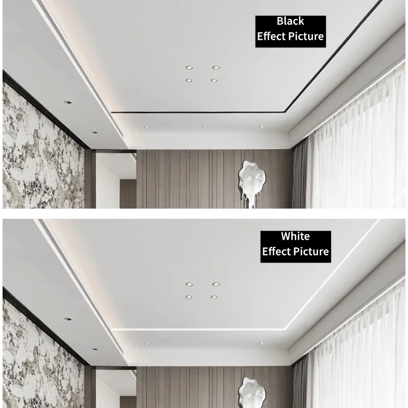 Small Size Drywall Led Profile Linear Light for Plaster Wall Recessed