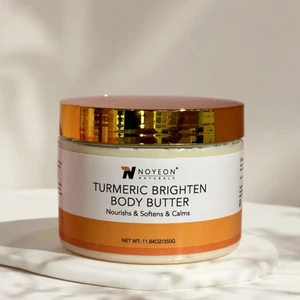 LOW MOQ Lightening Body Milk Turmeric Whitening Body Butter  Skin Care Brightening Skin Care Set Custom Skin Care