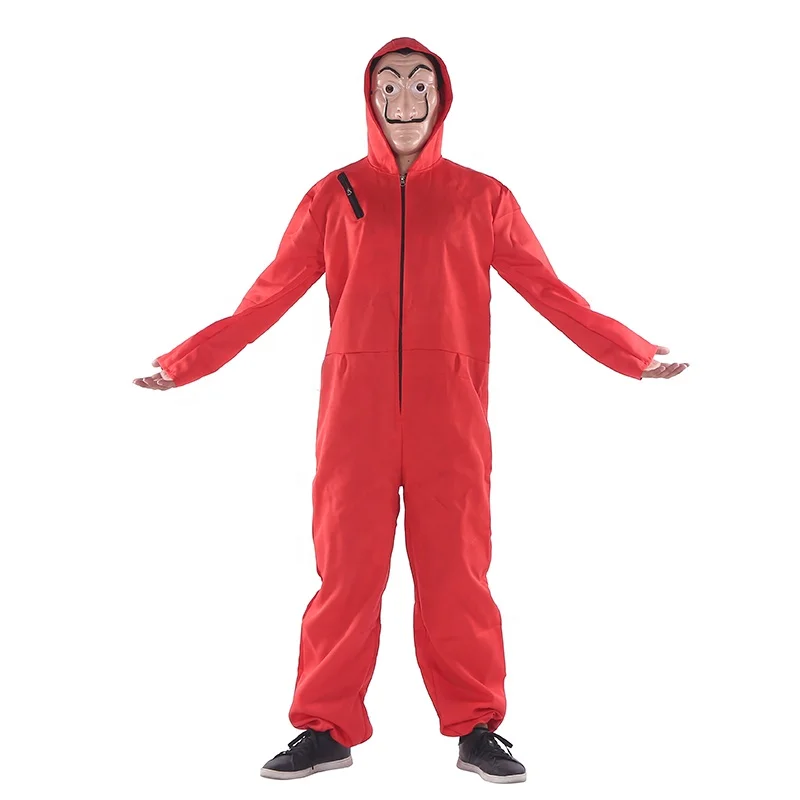 Salvador Dali Kostum Film Money Heist The House Of Paper La Casa De Papel  Kostum Pesta Halloween Kostum Cosplay Anime - Buy Dali Kertas Kasa Rumah  Jumpsuit,Dali Halloween Cospaly Anime Pakaian,Halloween Gaun