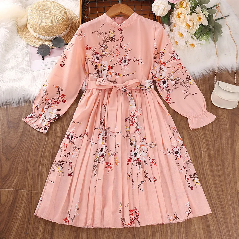 fitted lace wedding dress Elegant Pearl Neck Satin Floor Length Flower Girl Dress main image 0