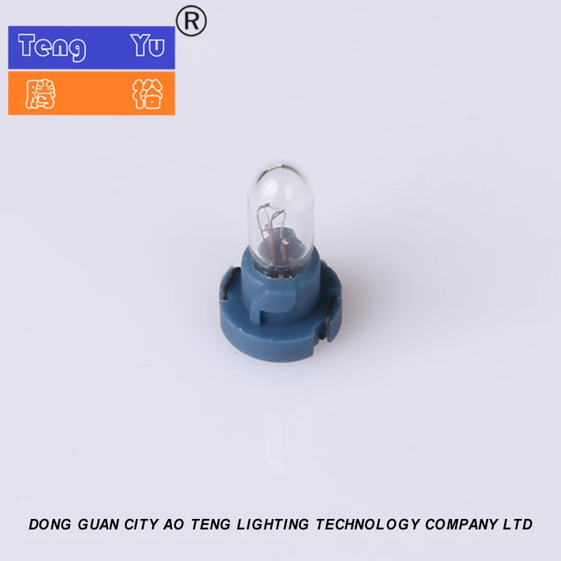 20x Blue T4/T4.2 Neo Wedge 2835 LED Dashboard AC Heater Clmate Base