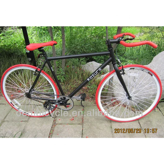Guidon de vélo en alliage d'aluminium noir agréable pour les vélos - FOKH