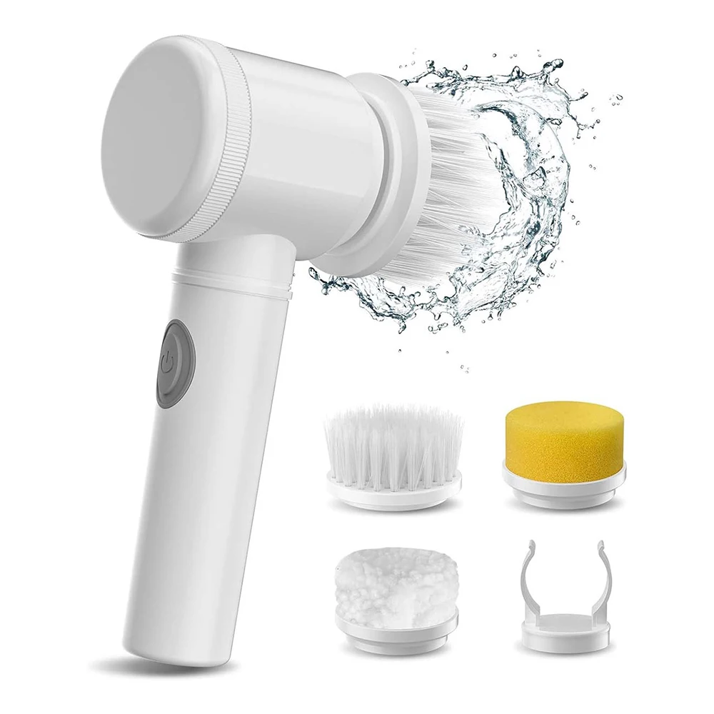 Electric Cleaning Brush for Kitchen,Bathroom,Shower Door,Bathtub,Mirror,Tile,Tub,Dish,Sink ...
