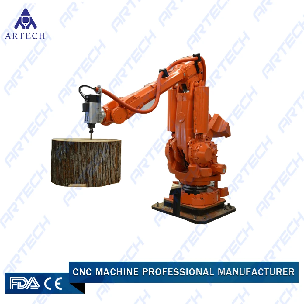 3D Sculpture 6 Axis Robot Arm Cnc 7 Axis Robot Arms for 3D Sculpting for Stone Foam