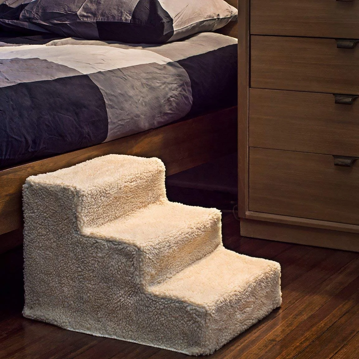 dog bed nightstand with steps