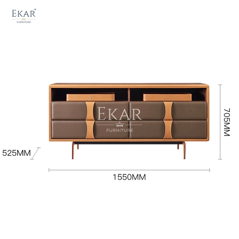 product modern living room furniture marble top tv cabinet with metal legs-65