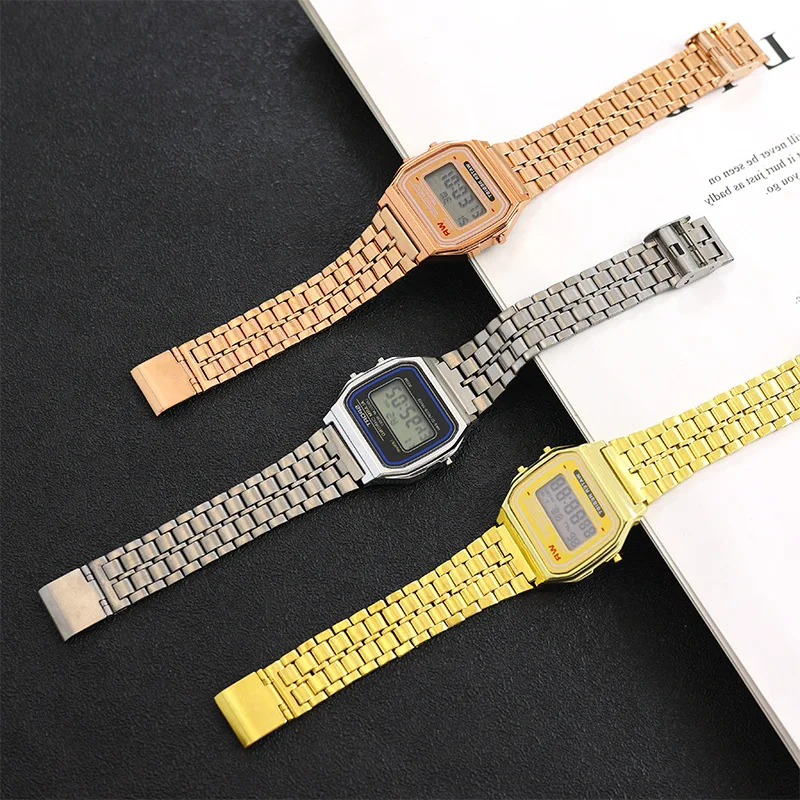 Hot Sell Cheap Electronic Digital Sportwatch Unisex Watch Vintage Ports  Wristwatches