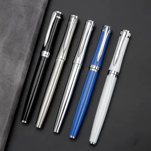 Popular Classic Elegant Metal Pen Custom Logo Luxury Roller Ink Pen