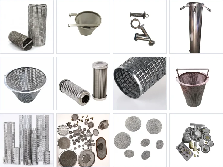 Customized Stainless Steel Perforated Metal Filter Tube 201/304/316/430
