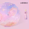 16 huesos color pegamento-mariposa oro rosa