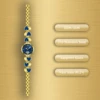 Oro/azul
