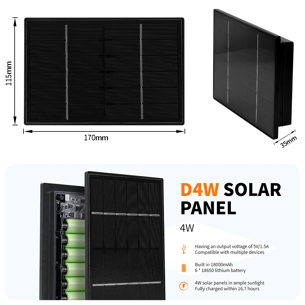 Outdoor Ip66 Dc5521 6v Etfe Glass 18000mah Lithium Battery Dc 12v Mini Solar Ups for Router and Modem