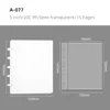 5 pollici 2 tasche - 15 pagine