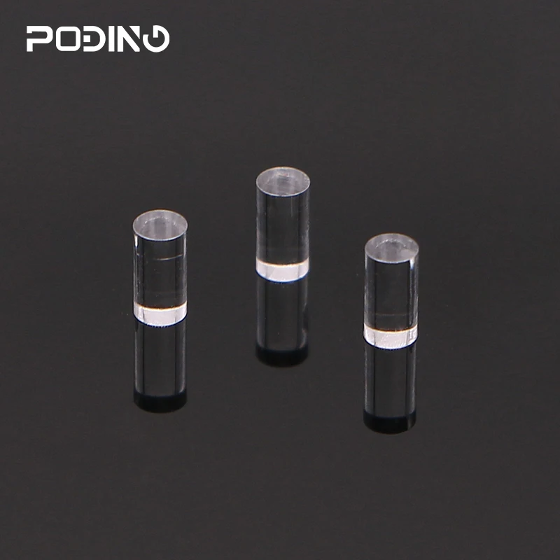 Transparent 2mm Hole Led Light Pipe Pc Light Guide Pipes With Flat Head