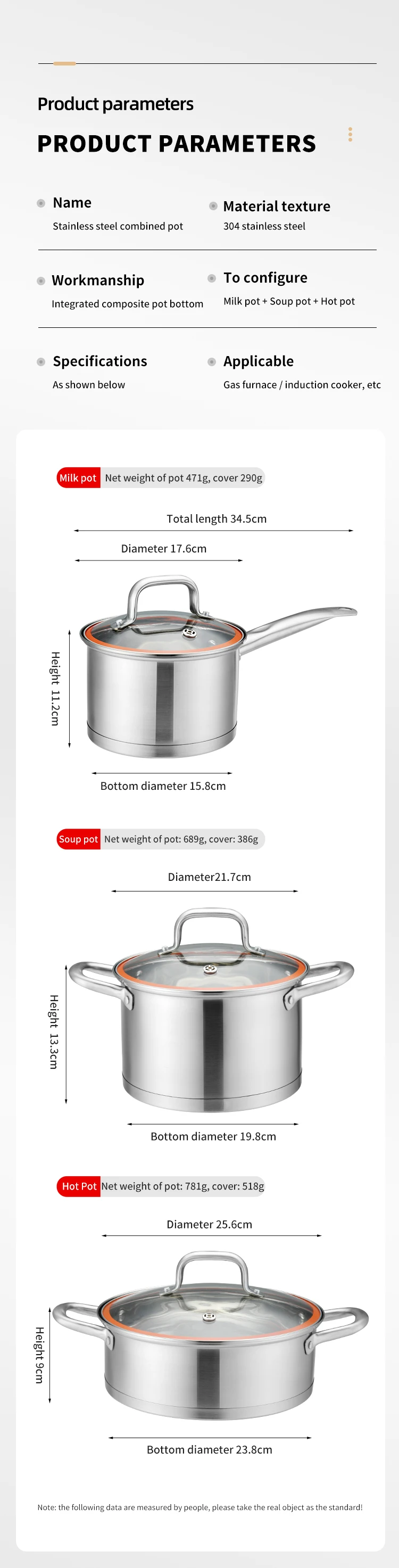 Maimai Custom Kitchen Induction Cooking Pots And Pans Set Casserole