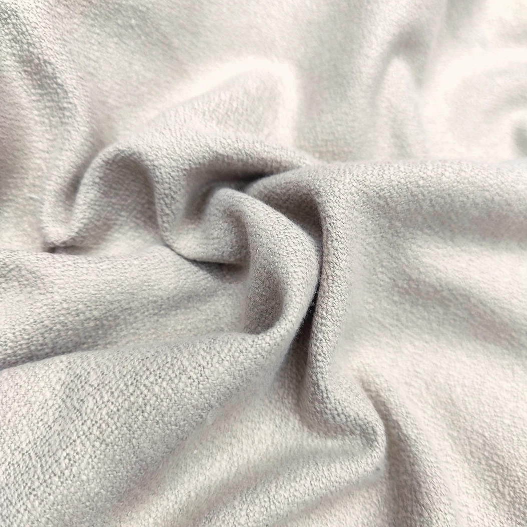 High Quality Wool/Polyester Super Soft Velvet Sofa Fabric New Designs Blackout Upholstery Fabric for Couch and Curtain