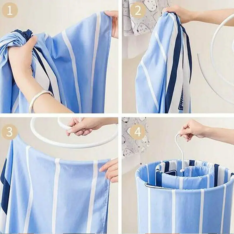 Cintre Drap En Spirale Cintre En Forme De Rotatif, Étendoir Linge