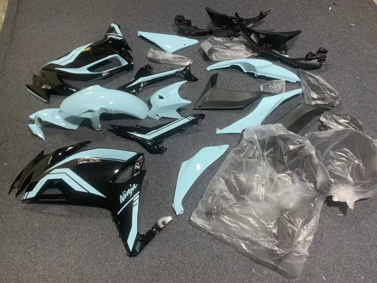 Customs Color High Quality ABS Plastic Motorcycle Fairing Body Kits for Kawasaki Ninja650 2021-2024 Racing Parts