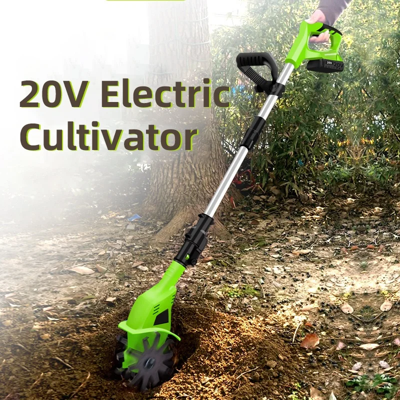 Mini Small Garden Plow Power Hand Tiller Cultivator Rotary Tiller Tool