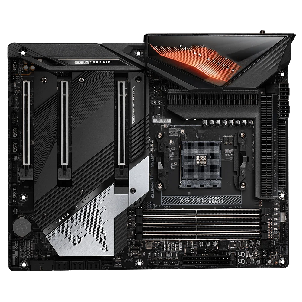AORUS Elite X570S AM4 Motherboard for AMD CPU, 128GB DDR4 Memory