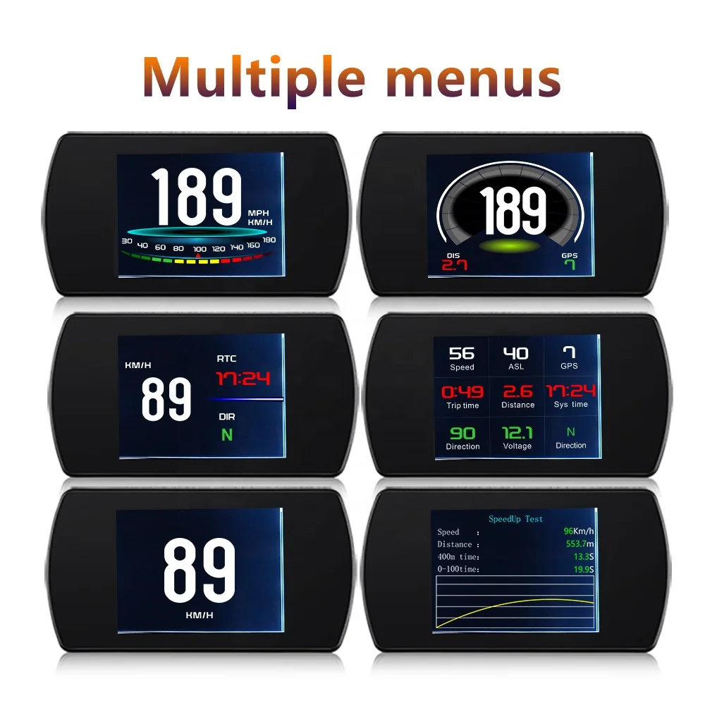 Car Trip Computer T800 Universal GPS Smart Digital Meter Multi Functions Safe Driving Tool