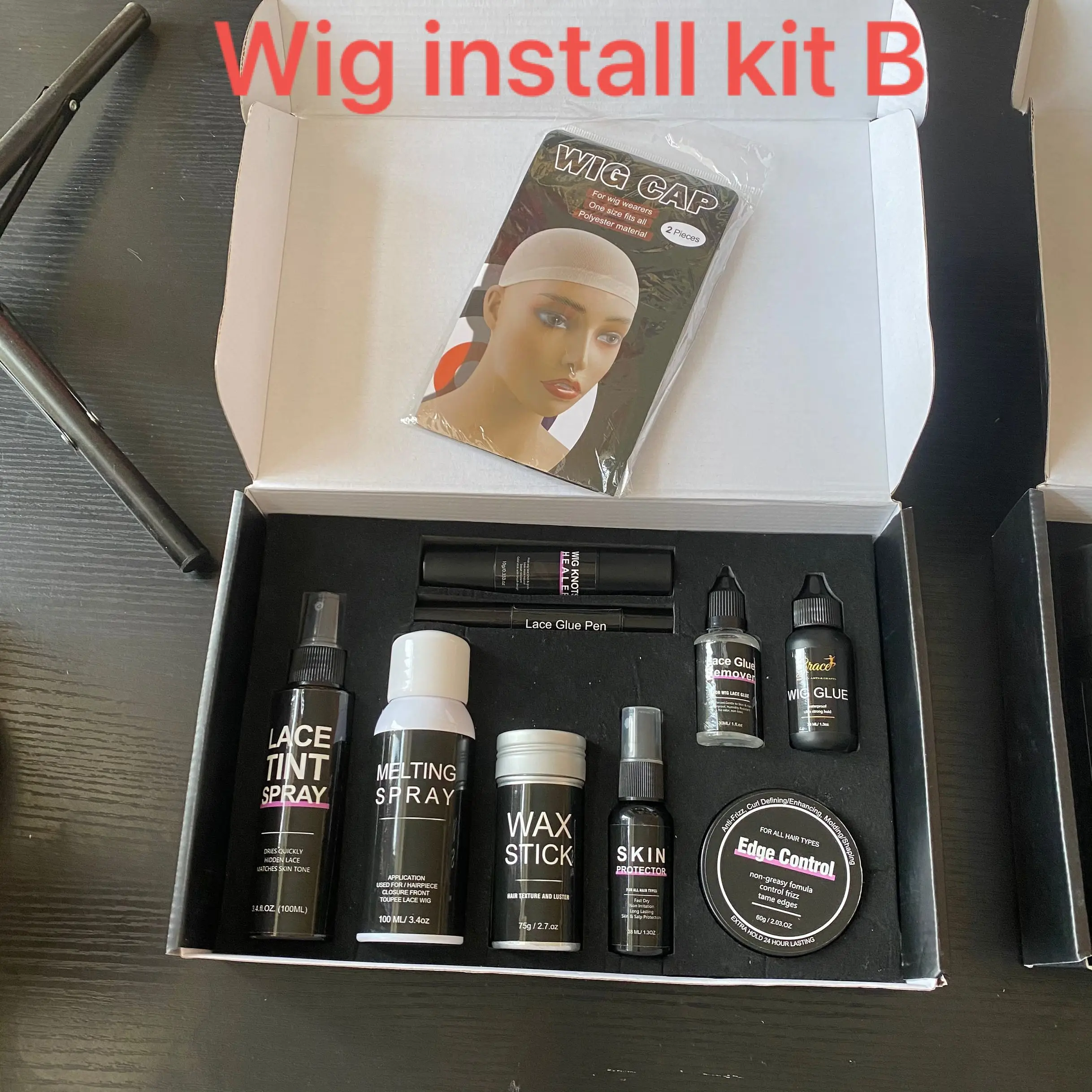 wig making set lace installation kit