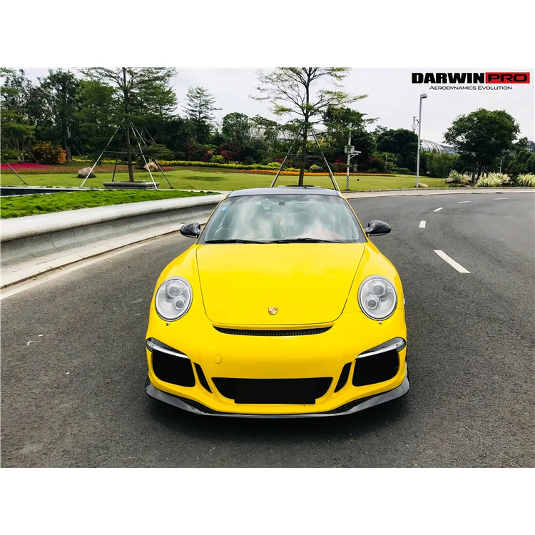 DarwinPRO 991 GT3 Style FRP Body Kit Front Bumper Side Skirts Fender Rear Bumper for Carrera 911 997