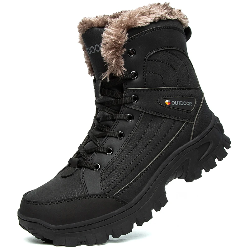 Amazon.com: Botas de senderismo para mujer y hombre, forro cálido, botas de nieve  para exteriores, antideslizantes, resistentes al agua : Ropa, Zapatos y  Joyería