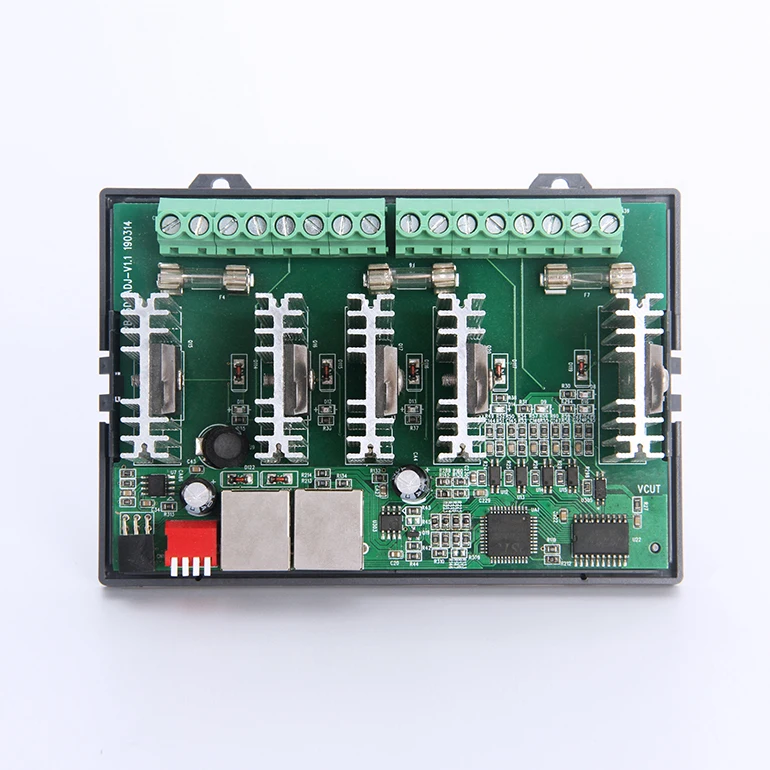 Modular Guest Room Intelligent Control System Remote Rcu Control Host 5 Way PWM High Power Dimming Module