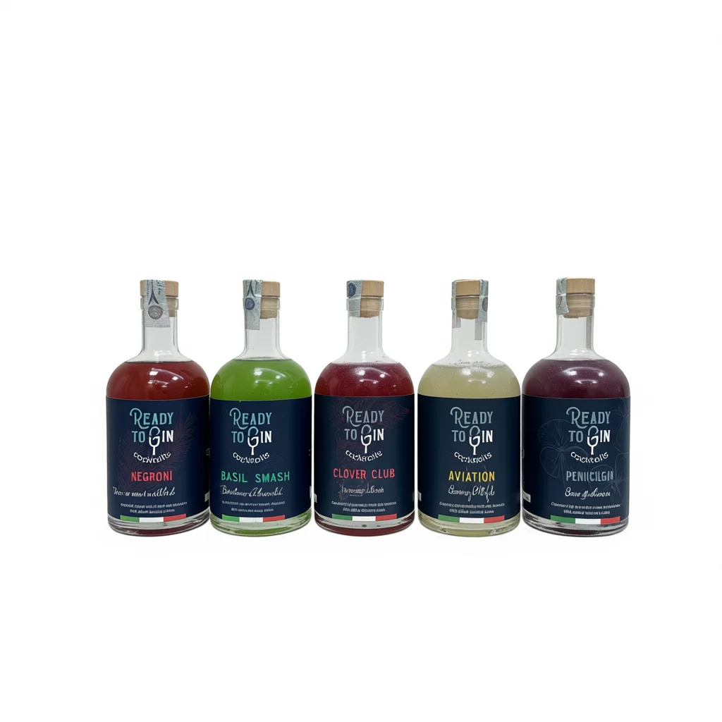 Ready To ジン カクテル 700ml 各 ネグローニ バジル スマッシュ クローバー クラブ アビエーション ペニシルジン