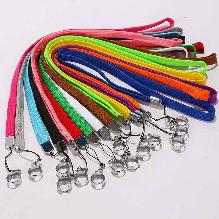 Direct Manufacturer Lanyard Pen Holder Neck Lanyard With Silicone Ring