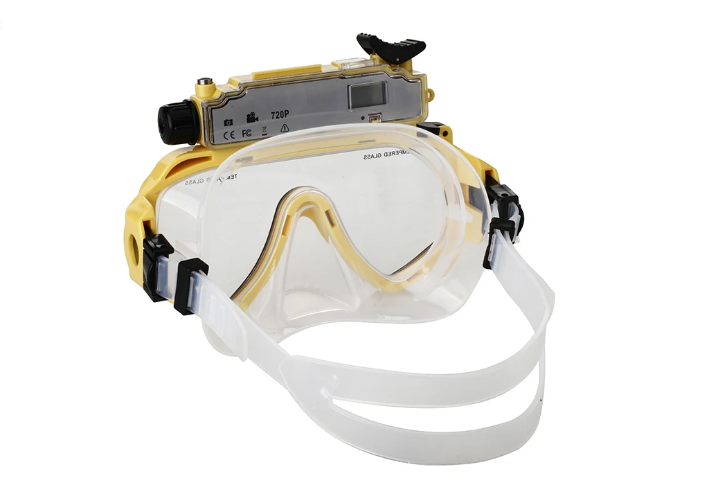 WT-RD34 Diving Mask Camera Waterproof Strong Anti Fog Video Camera Cheap New Diving Glasses Swimming Pool Underwater DV Camera